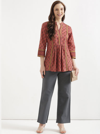 Women Gray Wide Leg Pant